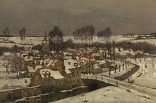 Winter in Brabant, 1909. Creator: Victor Taelemans