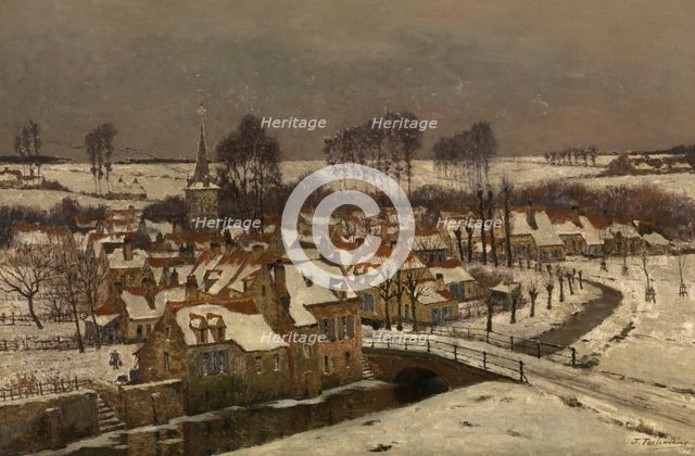 Winter in Brabant, 1909. Creator: Victor Taelemans.