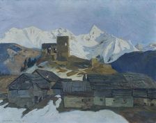 Winter in Ladis (Tyrol), 1925. Creator: Mathilde Sitta-Alle