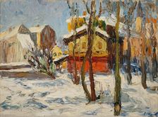 Winter in Schwabing, 1902. Creator: Kandinsky, Wassily Vasilyevich (1866-1944)