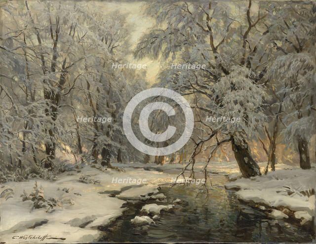 Winter in the Forest, c1930.