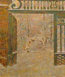 Winter in the Park, 1925. Creator: Leopold Blauensteiner