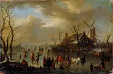 Winter Landscape 17th century. Creator: Klaes Molenaer