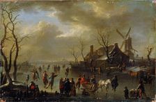 Winter Landscape 17th century. Creator: Klaes Molenaer