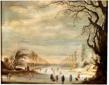 Winter Landscape 17th century. Artist: Gysbrecht Leytens