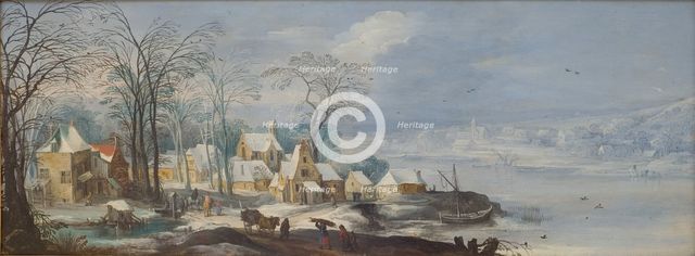 Winter Landscape, 1597-1625. Creators: Joos de Momper, the younger, Jan Brueghel the Elder.
