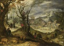 Winter Landscape, 1615-1650. Creator: Unknown