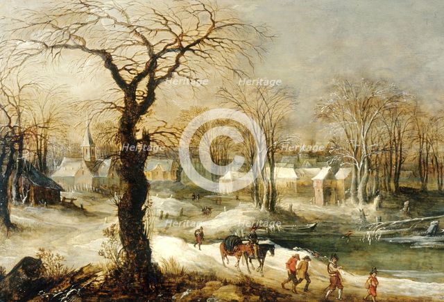 Winter Landscape, 1620-1629. Creator: Joos de Momper, the younger.