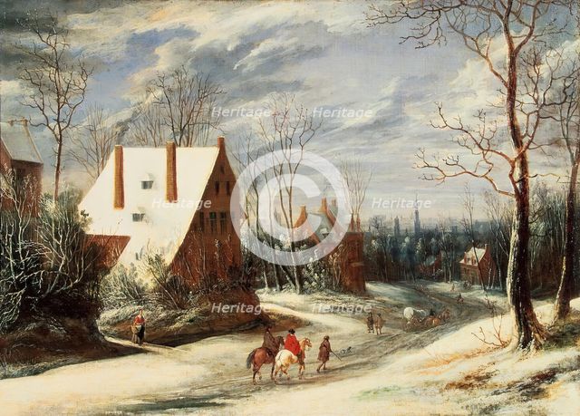 Winter Landscape, 1650. Creator: Daniël van Heil.