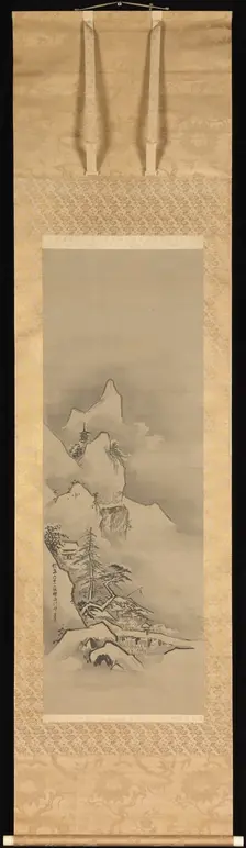 Winter Landscape, 1662. Creator: Kanô Tan'yû