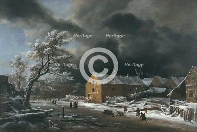 Winter Landscape, 1670. Creator: Jacob van Ruisdael.