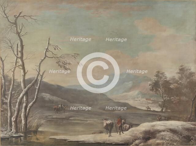 Winter Landscape, 1728. Creator: Marco Ricci.