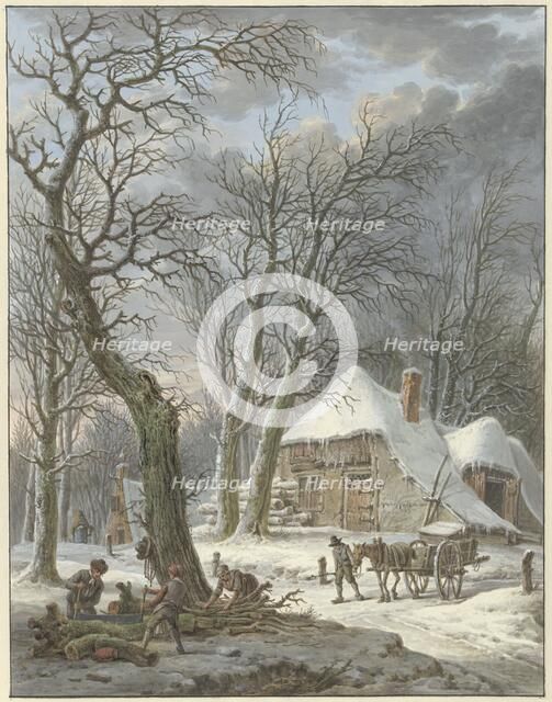 Winter landscape, 1759-1842. Creator: Pieter Bartholomeusz. Barbiers.