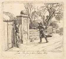Winter Landscape, 1818. Creator: Johann Christian Erhard