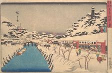 Winter Landscape, 1846., 1846. Creator: Ando Hiroshige