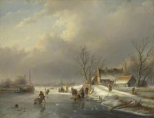 Winter Landscape, 1866. Creator: Jan Jacob Spohler