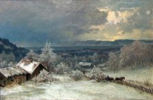 Winter Landscape, 1869. Creator: Morten Müller