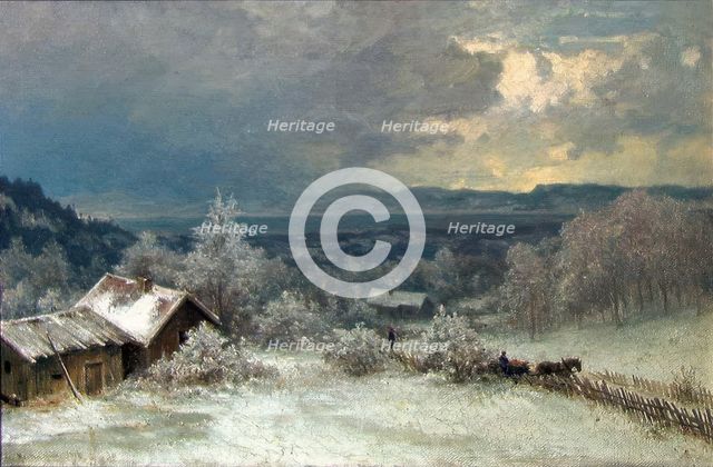 Winter Landscape, 1869. Creator: Morten Müller.