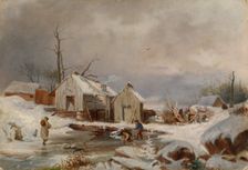 Winter Landscape, 1860-1869. Creator: Fanny Churberg