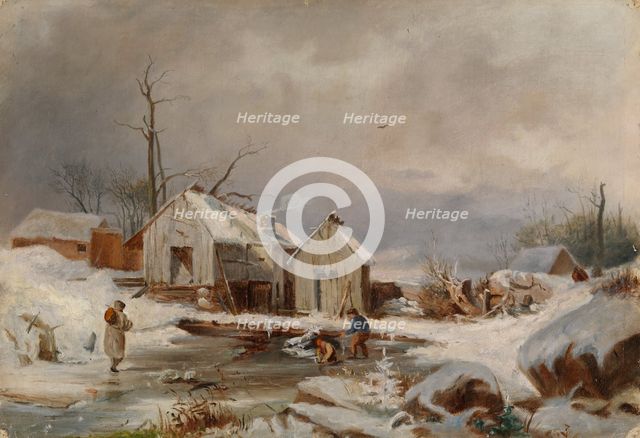 Winter Landscape, 1860-1869. Creator: Fanny Churberg.
