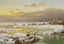 Winter Landscape, 1878. Creator: Fanny Churberg