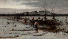 Winter Landscape, 1886. Creator: Roman Kochanowski
