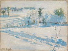 Winter Landscape, 1887. Creator: Akseli Gallen-Kallela