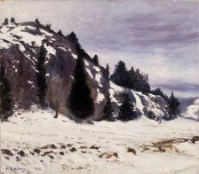 Winter Landscape, 1890-1893. Creator: Hugo Simberg