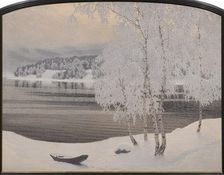 Winter Landscape, 1908. Creator: Fjaestad, Gustaf (1868-1948)