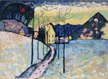 Winter Landscape 1909. Artist: Vassily Kandinsky