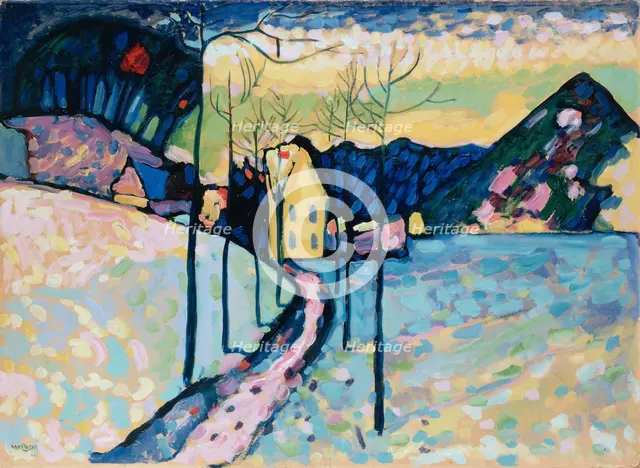 'Winter Landscape', 1909.  Artist: Vassily Kandinsky
