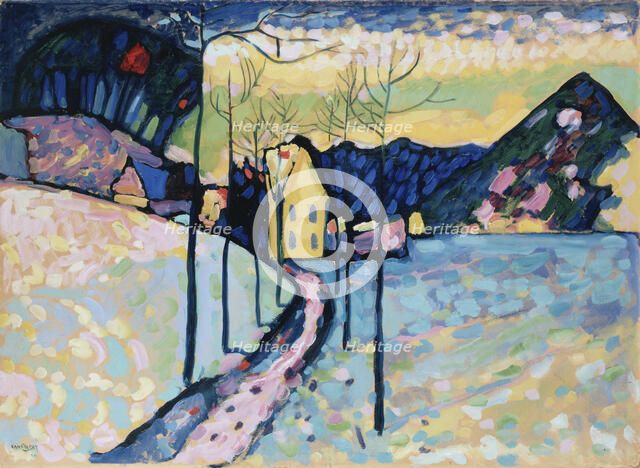 'Winter Landscape', 1909.  Artist: Vassily Kandinsky