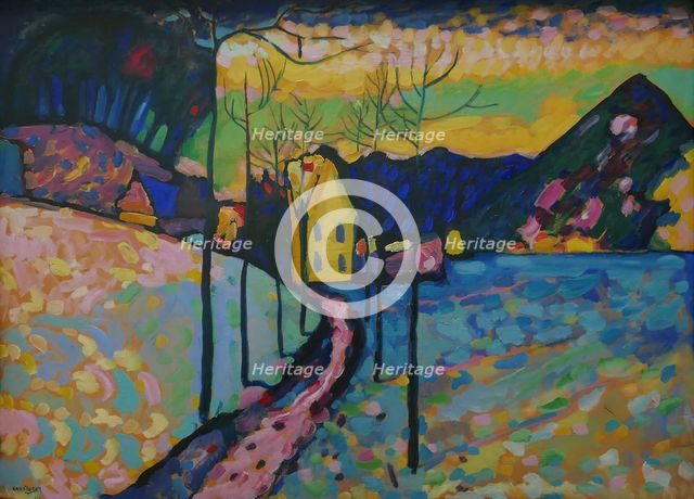 Winter Landscape, 1909. Creator: Vassily Kandinsky.