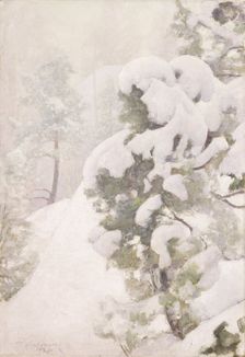 Winter Landscape, 1926. Creator: Pekka Halonen