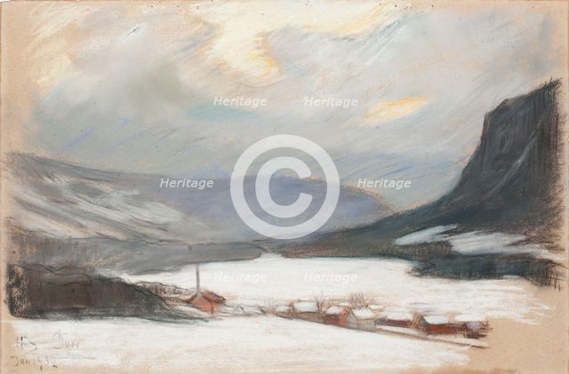 Winter Landscape, 1932. Creator: Hanna Frosterus-Segerstrale.