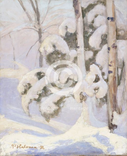 Winter Landscape, 1932. Creator: Pekka Halonen.
