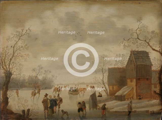 Winter landscape, 1st half of 17th century. Creator: Anthonie Verstralen.
