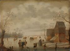 Winter landscape, 1st half of 17th century. Creator: Anthonie Verstralen