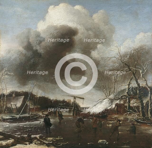 Winter Landscape, unknown date. Creator: Jan van de Cappelle.