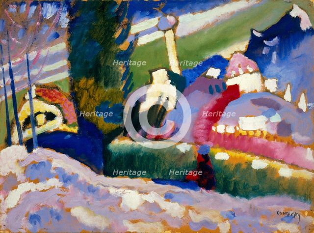 Winter Landscape with Church, 1910-1911.