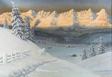 Winter Landscape. Artist: Veshchilov, Konstantin Alexandrovich (1878-1945)