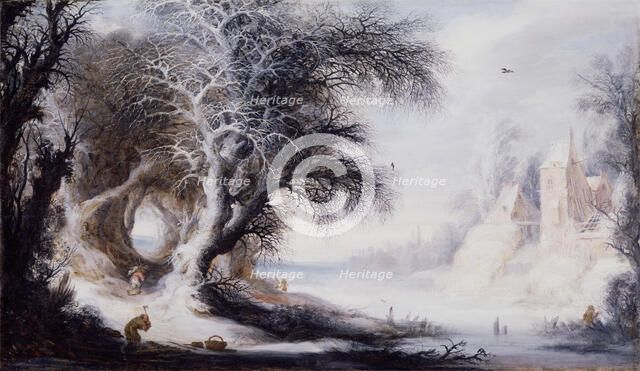 Winter Landscape, between 1610 and 1650. Creator: Gysbrecht Leytens.