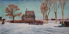 Winter Landscape, between 1908-1912. Creator: Henryk Szczyglinski