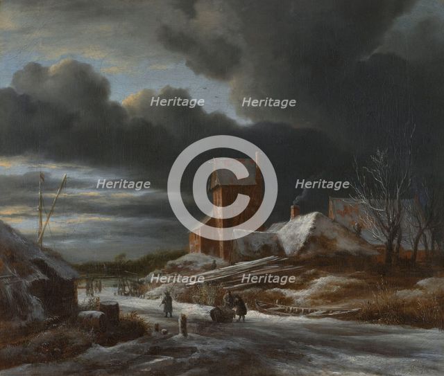 Winter Landscape, c.1665. Creator: Jacob van Ruisdael.