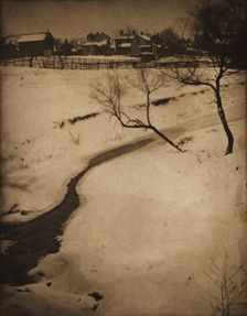 Winter Landscape, c. 1900. Creator: Clarence H. White (American, 1871-1925)