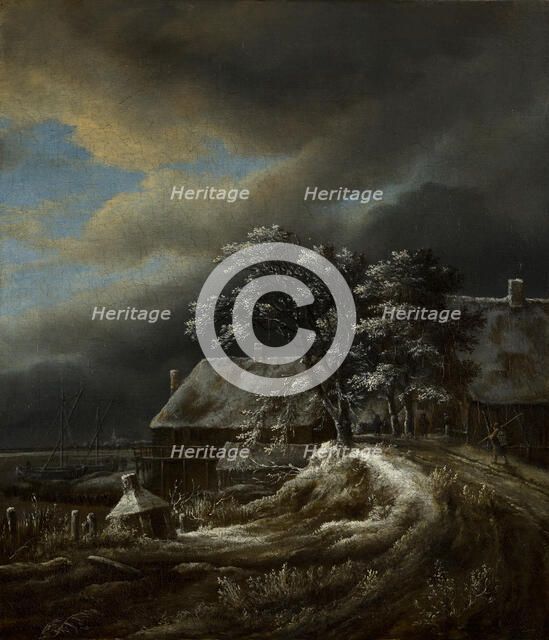 Winter Landscape, c1650-1680. Creator: Jacob van Ruisdael.