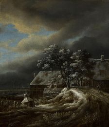 Winter Landscape, c1650-1680. Creator: Jacob van Ruisdael