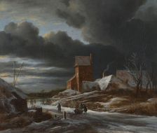 Winter Landscape, c.1665. Creator: Jacob van Ruisdael