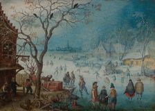 Winter Landscape, c1615-1620. Creator: Christoffel van den Berghe