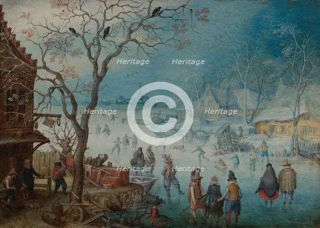 Winter Landscape, c1615-1620. Creator: Christoffel van den Berghe.